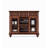 43.70" Brown Rectangular Solid Wood Wine Racks