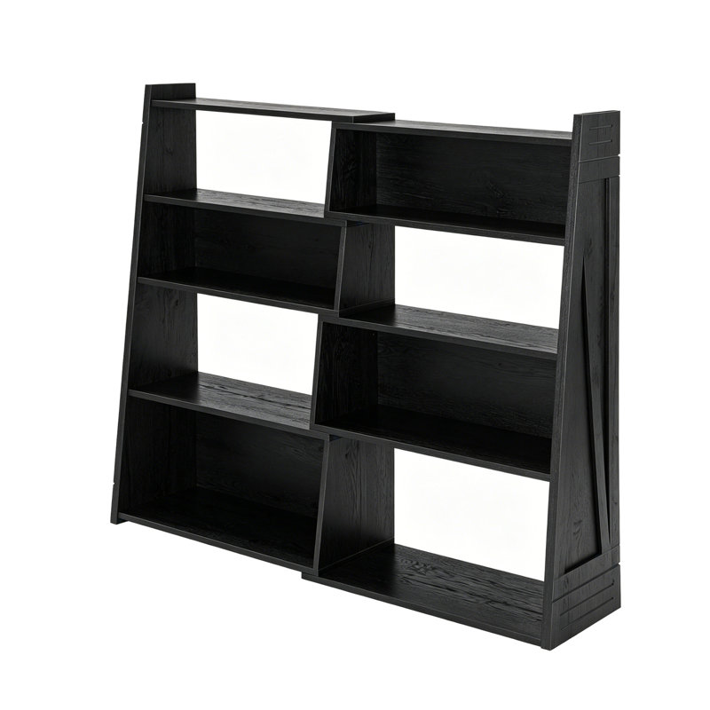 Bibliothèque pliable à 4 niveaux, Black