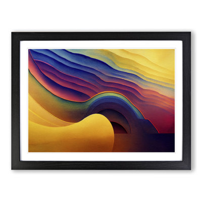 Audio Soundwave - Framed Print