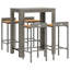 Shepardsville 40cm Solid Wood Bar Set-1643493556
