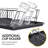Metal Dish Drying Rack, Kitchen Dish Rack, Plate Rack,Extra Large Capacity Dish Drainer-74871279