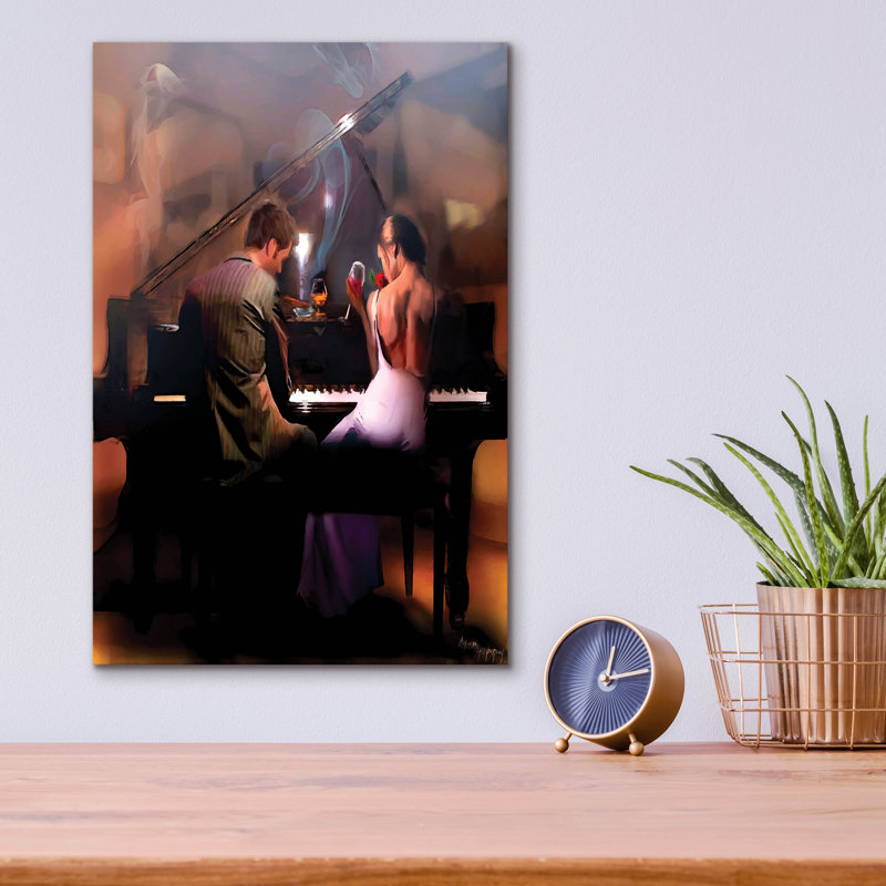 Winston Porter «Cigar Bar Love» par Murray Henderson Fine Art, verre acrylique Wal Art, H 16 po x l 12 po x P 0,13 po