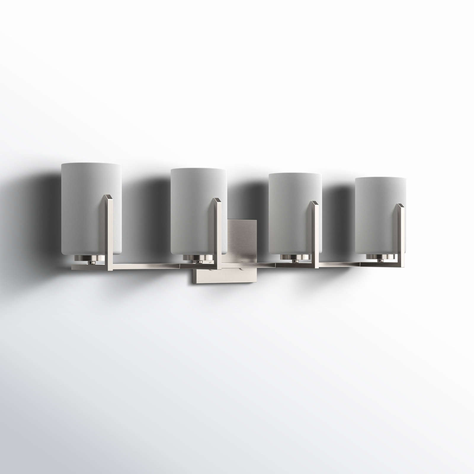 Ronsie 4-Light Dimmable Vanity Light, Satin Nickel