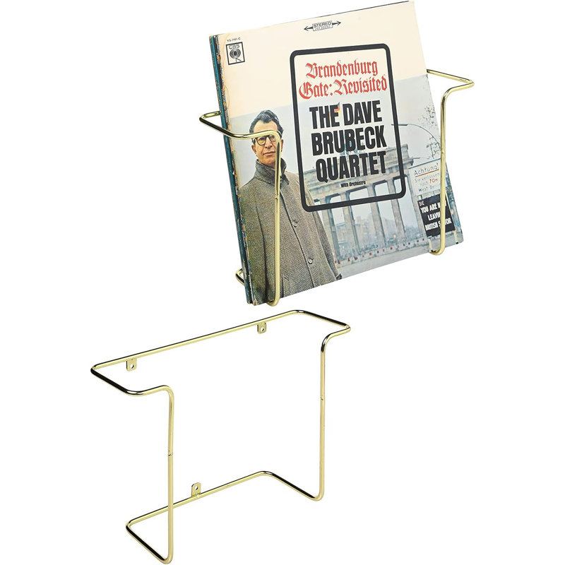 Metal H Storage Rack, Gold