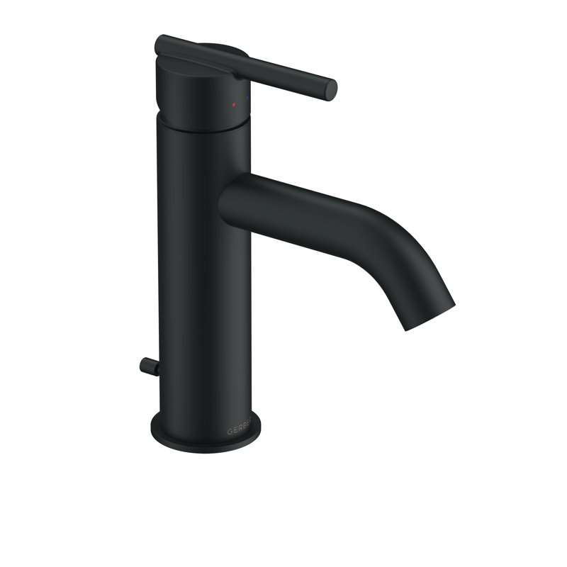 Parma Single-handle Bathroom Faucet with Drain Assembly, Satin Black