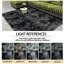 Tapis à poils longs gris foncé-439596563