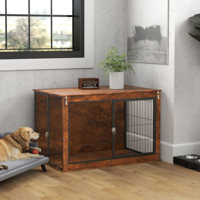 Furniture Style Crate with 2 Doors