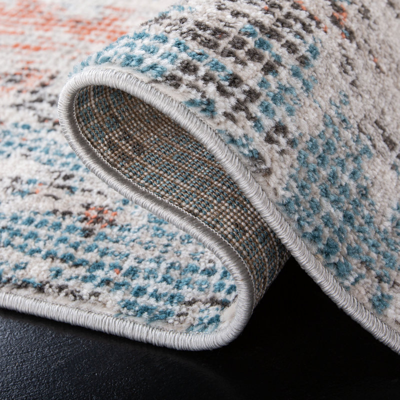 Jablonski Abstract Hand Woven Area Rug, Rectangle 61 x 91 cm