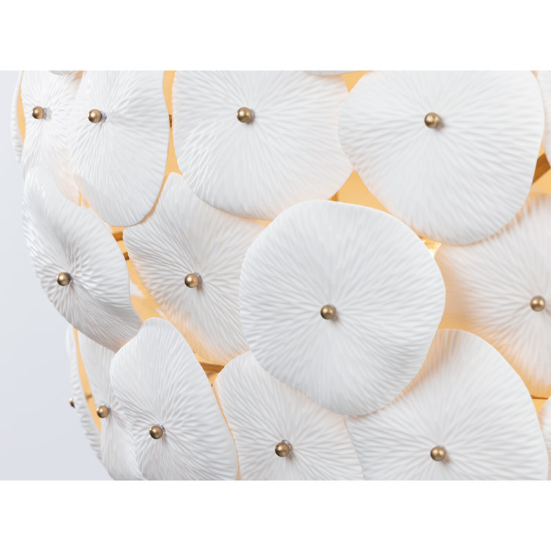 Luminaire suspendu 9 lumières 36,75 po Coastlyn, H 47,25 po x l 36,75 po x P 36,75 po, 9 lumières
