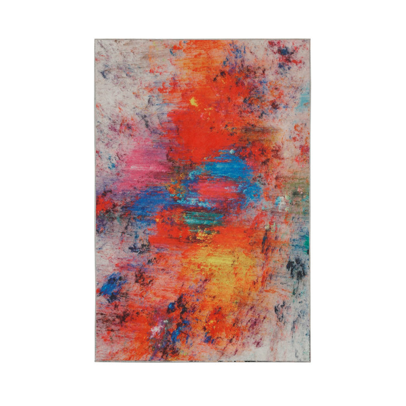 Premium Hall Carpet, 31.5 x 78.7 Inches | 100% Polyester, Antibacterial | 0.04 in Pile Height, Non-Slip Underside, Machine Washable | 3D Digital Printing | Ideal for Living Room & Entryway, Easy Maintenance