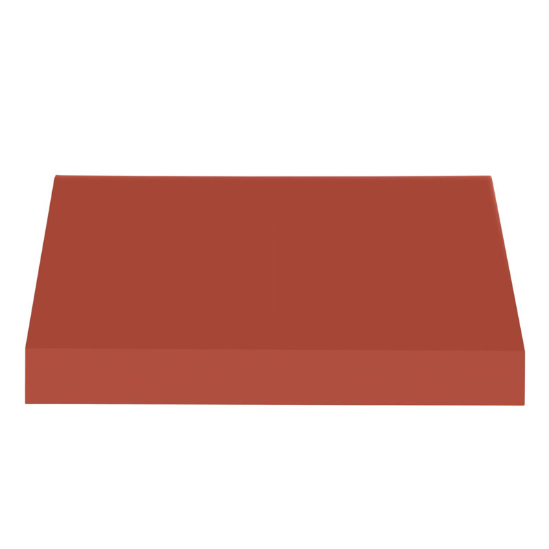 Auvent fixe en tissu acrylique New Yorker Awntech, H 16 po x l 88,5 po x P 30 po, Terre cuite