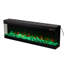Ivy Bronx Black Electric Fireplace with 5120 BTU-1101359442