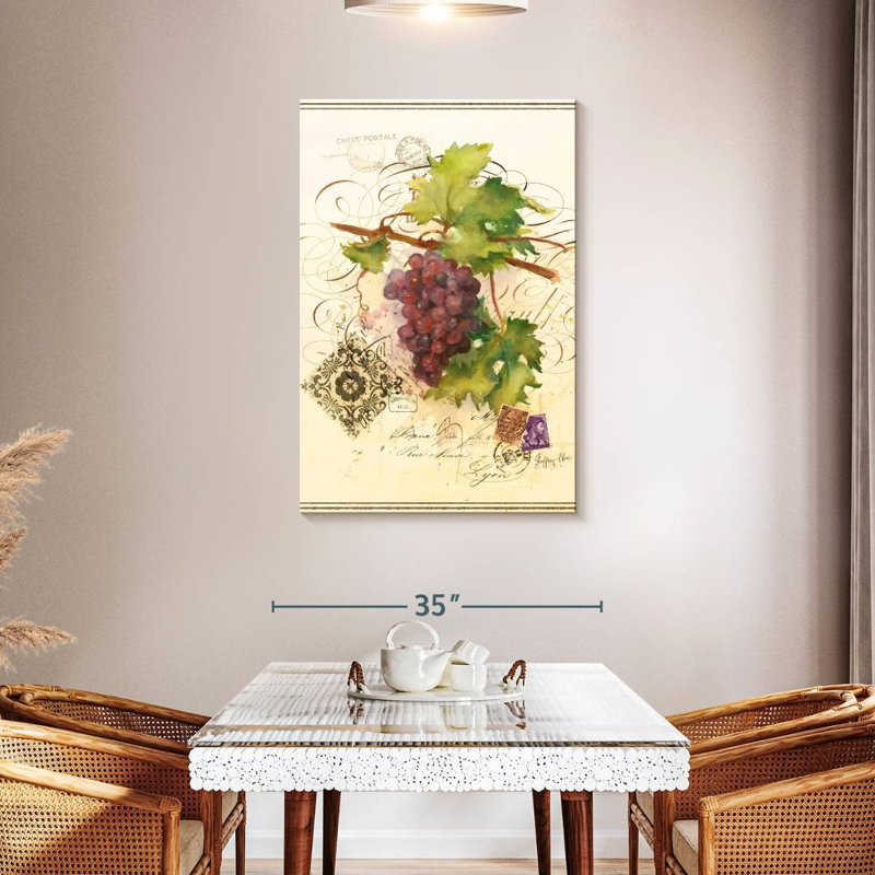 Cellier Yarlin raisins mauves, H 45 po x l 30 po