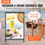Double-Sided Slide-in Signboard Holder
