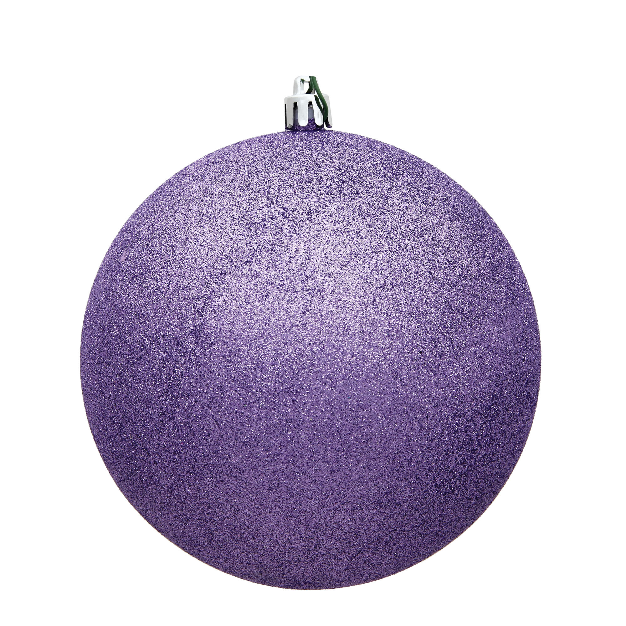 Holiday Décor Ball Ornament, 3" H x 3" W x 3" D, Lavender