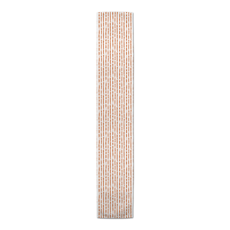 Chemin de table Conswella, P 16 po x L 90 po, Orange
