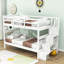Lit superposé en bois Dayu, lit superposé simple au-dessus de simple avec rangement-1854060842