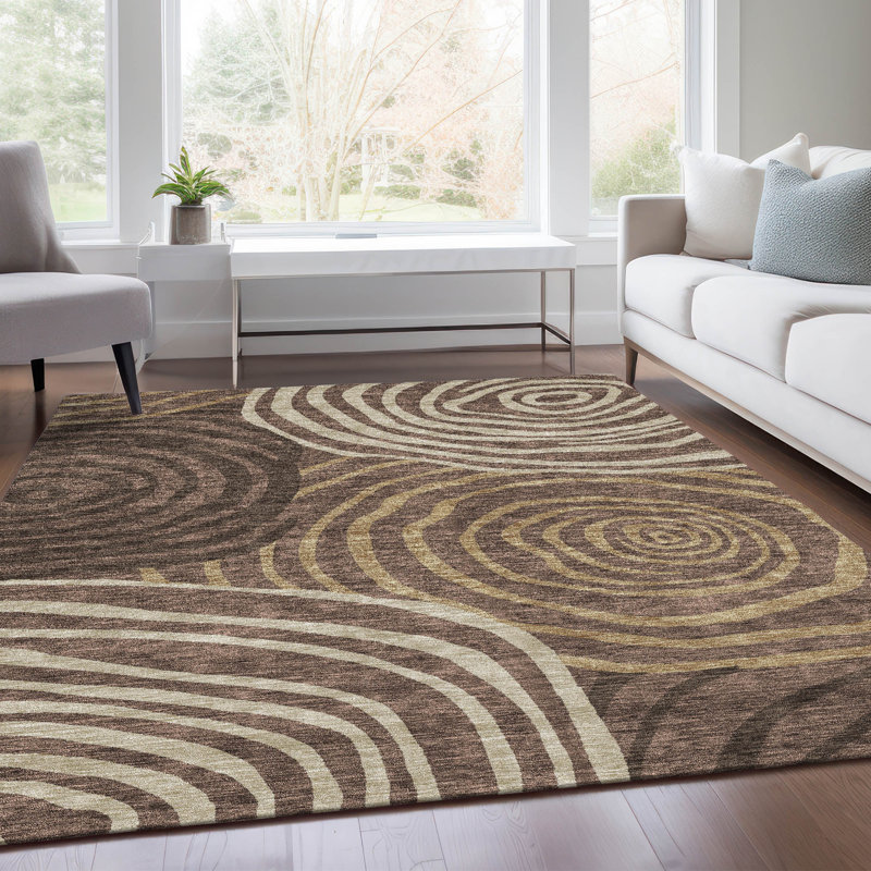 Tapis de porte d'extérieur antidérapant Leis, Rectangle 5 pi x 7 pi 6 po