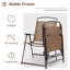 Chaise de patio pliante en métal Hickley-1747618590
