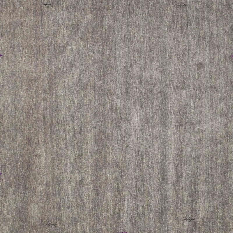 Tapis gris zone contemporaine, Carré 5 pi
