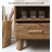 Home Multi-Functional Solid Wood Light Luxury Bookcase.