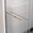 44 - 48"X76" Aluminum Frame Double Sliding Shower Door, 1/4" (6Mm) Clear Tempered Glass, Finished, Waterproof Design, Adjustable Size