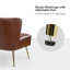 Causeuse moderne en similicuir sans accoudoirs Leona-1624575690