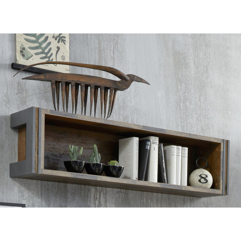 Gwynn Floating Shelf with Reclaimed Wood
