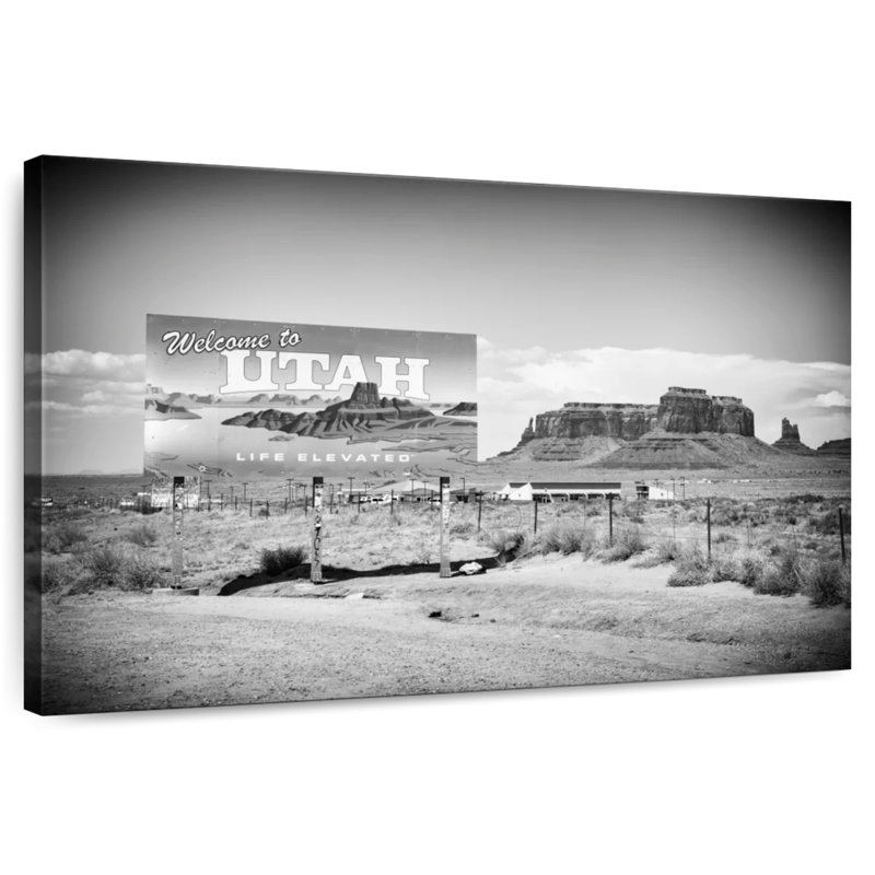 Lynelle Welcome To Utah, 8" H x 12" W