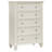 Fraser 5-drawer Bedroom Chest Cream White-320991060