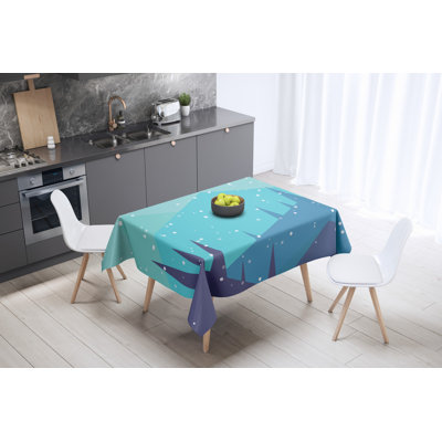 East Urban Home kitchen decoration, tablecloth, 140 x 140cm - Designed and made in Turkey