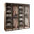 Sandy Beige/Fluted Glass