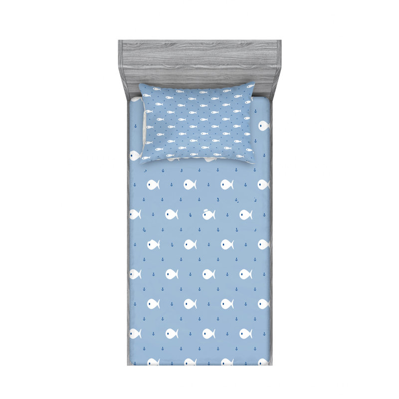 Microfiber Sheet Set, Twin XL Sheet Set with Fitted Sheet