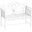 Banc de jardin Outsunny