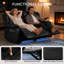 Canapé inclinable manuel de 58,3 po avec causeuse, causeuse inclinable avec lumières DEL, ports USB, rangement, canapé mural inclinable pour le salon-522507667