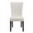 Wexford Collection Set of 2 Mid-Century Modern Parsons Dining Chairs, Upholstered Faux Leather Dining Chairs with Solid Wood Legs, High Back Side Chairs for Dining Room, Kitchen or Breakfast Nook, White-1185341575