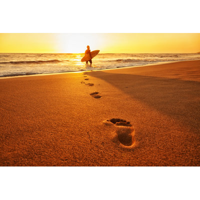 Coucher de soleil surfer par Jhorrocks
