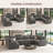 Anureet Modular U-Shaped Sectional-773157302