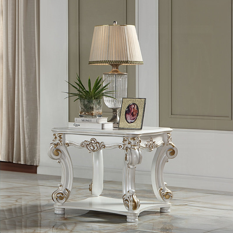 Table de bout Aaryn, 26.5" H x 31.5" W x 31.5" D, Cerisier