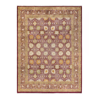 Hayner One-of-a-Kind 8 X 10 2000s Wool Area Rug in Purple