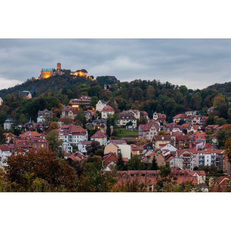 The Wartburg Castle by Heckepics - Wrapped Canvas Print, 30cm H x 46cm W