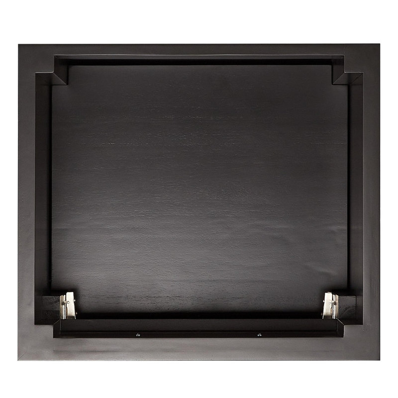 Elmdale 24" Freestanding Mahogany Single Basin Vanity Rectangular Undermount Sink, No Faucet Holes, Carrara Marble