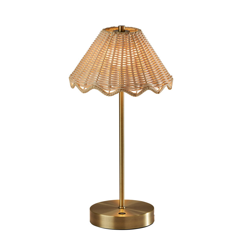 Lampe de table sans fil Jody Stevie, Laiton antique