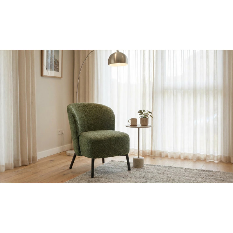Talia Boucle Chair , Green
