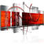 Impression sur toile - thème rouge-545142042