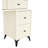 Fluted Makeup Vanity Desk With Round LED Mirror, Glass Top, 4 Drawers, Adjustable Shelves, Modern Dressing Table Set With Stool And Movable Side Table