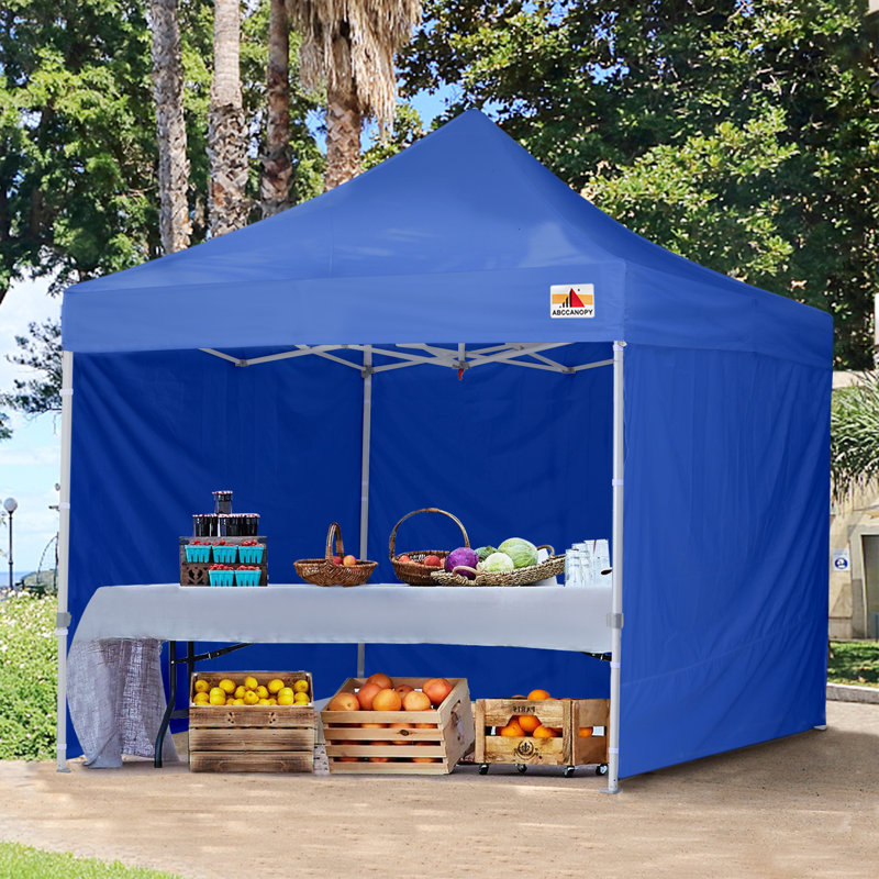 Commercial 10 ft. W x 10 ft. D Instant Shade Pop-Up Canopy The Pop Up Canopies, Royal Blue, 10ft x 10ft