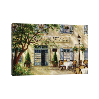 Cafe VII by Malenda Trick - Print on Canvas