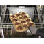 Moule à 12 muffins antiadhésif en acier au carbone avec texture de diamant, plateau de cuisson professionnel pour petits gâteaux