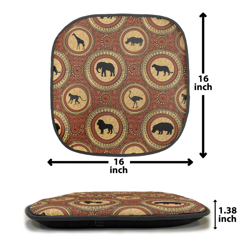 Outdoor 1.38'' Dining Chair Seat Cushion